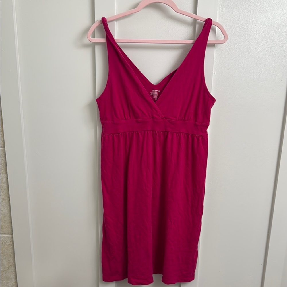 Old Navy Pink Sleeveless V-Neck Sundress